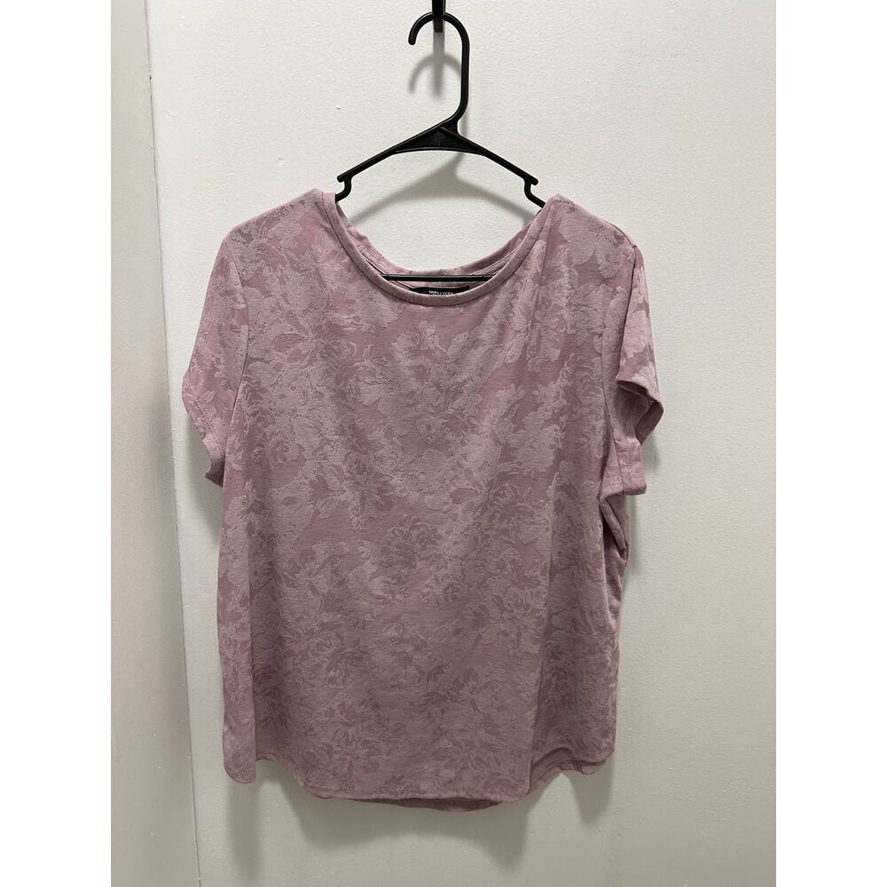 Rose Blush Pink Blouse Top Size XXL